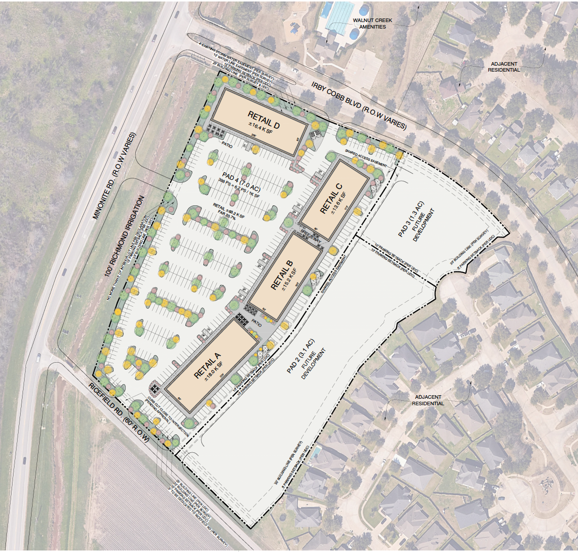 Walnut Creek Site Plan - V